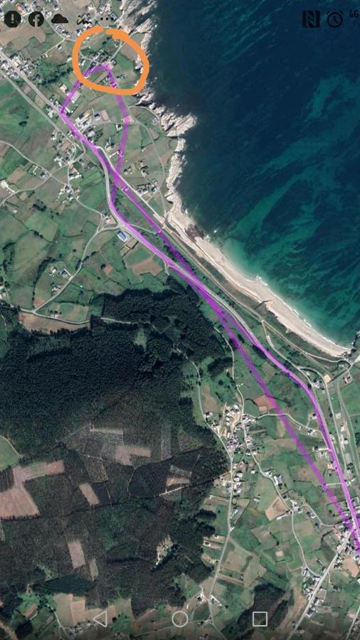 Chalet Vacacional En Segunda Linea De Playa Foz Exteriör bild